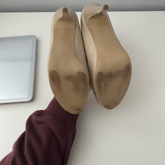 Guess nude open toe heels - Picture 3 of 4